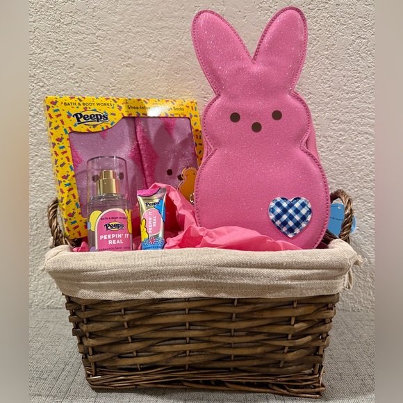 Bath & Body Works Handbags - Bath and Body Works Easter Basket Peeps Mini Backpack and Body Care NWT